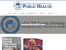 Tablet Screenshot of apacph.org